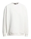 Emporio Armani Man Sweatshirt White Size Xl Polyester, Polyurethane, Cotton, Elastane In White
