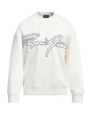 Emporio Armani Man Sweatshirt White Size M Cotton, Polyester, Elastane