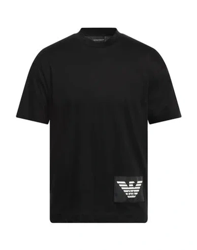 Emporio Armani Man T-shirt Black Size L Cotton