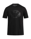 Emporio Armani Man T-shirt Black Size L Cotton