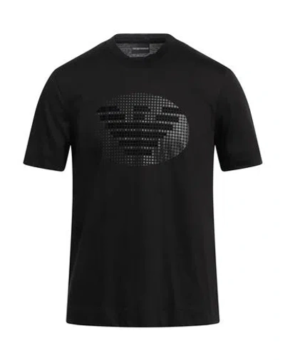 Emporio Armani Man T-shirt Black Size L Cotton