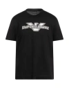Emporio Armani Man T-shirt Black Size L Cotton
