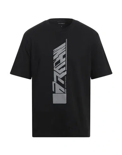 Emporio Armani Man T-shirt Black Size L Cotton