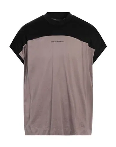 Emporio Armani Man T-shirt Black Size L Cotton