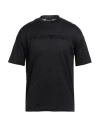 Emporio Armani Man T-shirt Black Size L Cotton