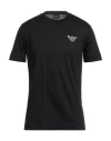 Emporio Armani Man T-shirt Black Size L Cotton