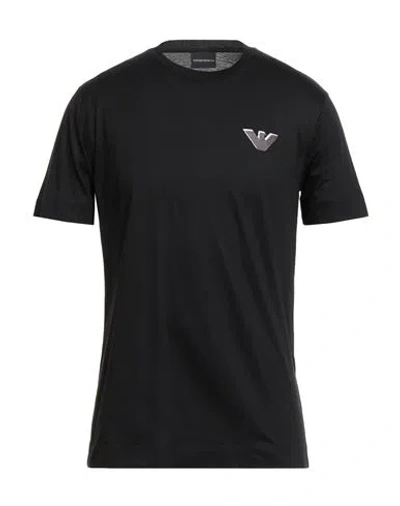Emporio Armani Man T-shirt Black Size L Cotton