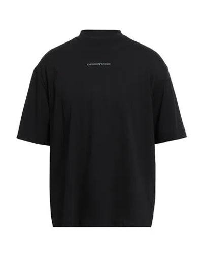 Emporio Armani Man T-shirt Black Size L Cotton