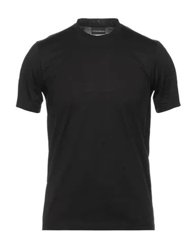 Emporio Armani Man T-shirt Black Size L Cotton