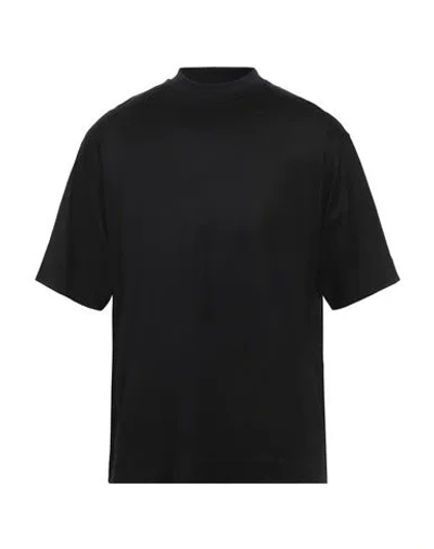EMPORIO ARMANI EMPORIO ARMANI MAN T-SHIRT BLACK SIZE S LYOCELL, COTTON