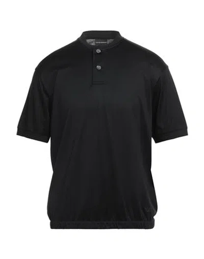 Emporio Armani Man T-shirt Black Size L Lyocell, Cotton