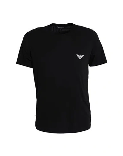 Emporio Armani Man T-shirt Black Size S Organic Cotton