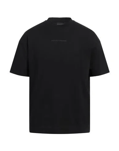EMPORIO ARMANI EMPORIO ARMANI MAN T-SHIRT BLACK SIZE L COTTON