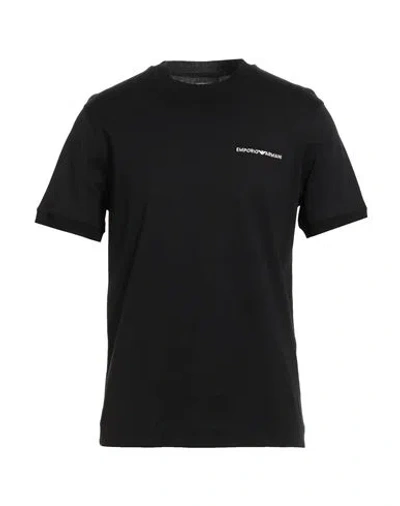 Emporio Armani Man T-shirt Black Size M Cotton