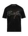 Emporio Armani Man T-shirt Black Size M Lyocell, Cotton