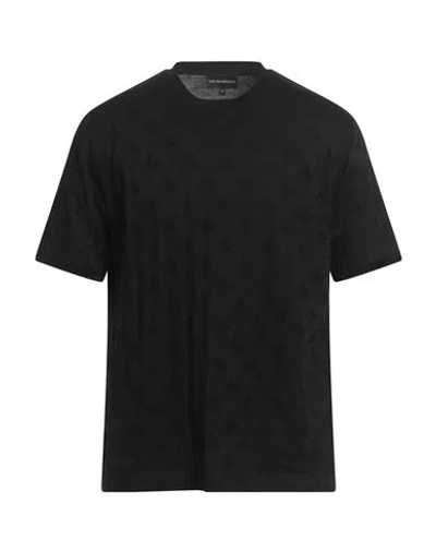 Emporio Armani Man T-shirt Black Size S Cotton