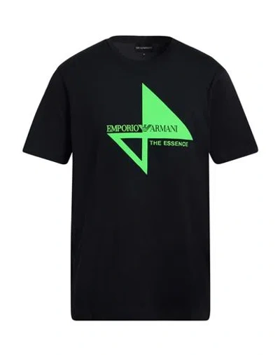 Emporio Armani Man T-shirt Black Size S Cotton