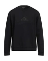 Emporio Armani Man Sweatshirt Black Size Xs Polyamide, Elastane