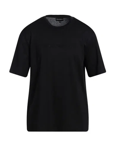 Emporio Armani Man T-shirt Black Size Xxxl Cotton