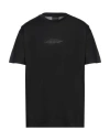 Emporio Armani Man T-shirt Black Size Xxxl Lyocell, Cotton