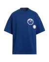 Emporio Armani Man T-shirt Blue Size L Organic Cotton