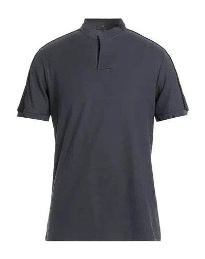 Emporio Armani Man T-shirt Charcoal Size L Cotton, Polyamide, Polyester, Elastane
