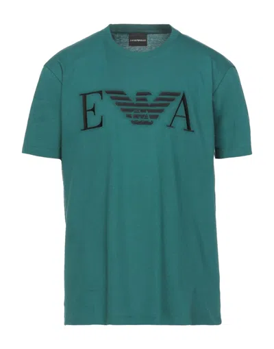 Emporio Armani T-shirts In Green