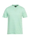 Emporio Armani Man T-shirt Green Size S Cotton