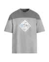 Emporio Armani Man T-shirt Grey Size L Cotton