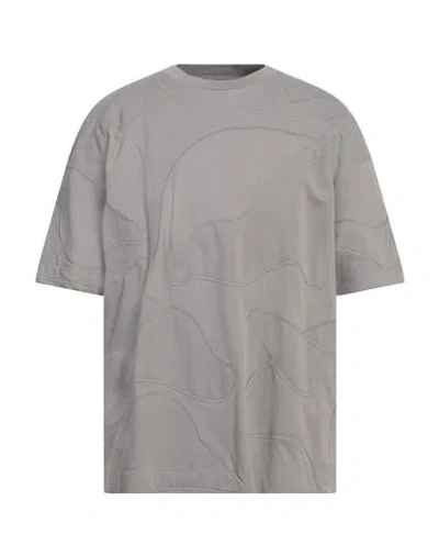 Emporio Armani Man T-shirt Grey Size Xxxl Cotton, Polyester