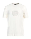 Emporio Armani Logo-print Cotton T-shirt In White