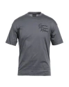 Emporio Armani Man T-shirt Lead Size L Cotton