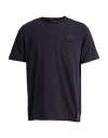 Emporio Armani Man T-shirt Lead Size S Cotton, Elastane In Grey