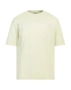 Emporio Armani All-over Logo Crew Neck T-shirt In Green