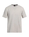 Emporio Armani Man T-shirt Light Grey Size M Cotton