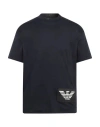 Emporio Armani Man T-shirt Midnight Blue Size L Cotton