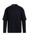 Emporio Armani Man T-shirt Midnight Blue Size L Cotton