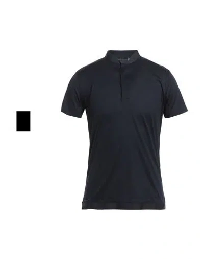 Emporio Armani Man T-shirt Midnight Blue Size L Cotton