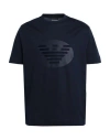 Emporio Armani Man T-shirt Midnight Blue Size M Cotton