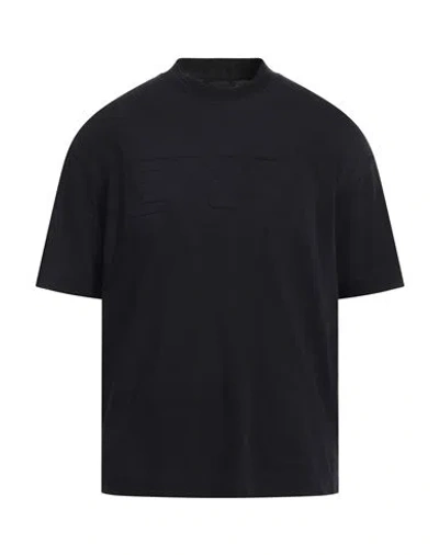 Emporio Armani Man T-shirt Midnight Blue Size M Cotton