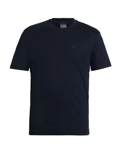 Emporio Armani Basic Crew Neck T-shirt In Blue