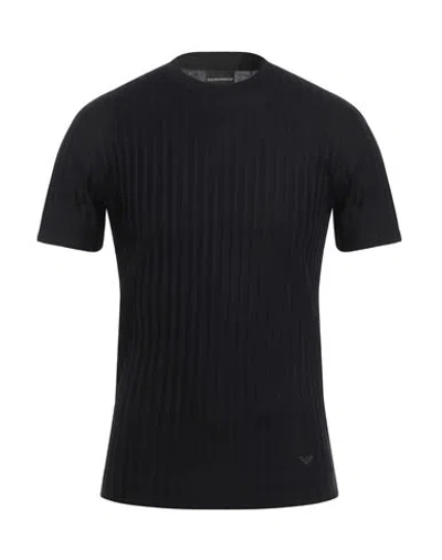 EMPORIO ARMANI EMPORIO ARMANI MAN T-SHIRT MIDNIGHT BLUE SIZE S COTTON