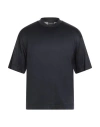 Emporio Armani Man T-shirt Midnight Blue Size S Lyocell, Cotton In Multi