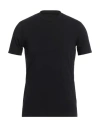 Emporio Armani Man T-shirt Navy Blue Size S Cotton, Elastane In Schwarz