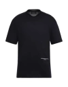 Emporio Armani Man T-shirt Navy Size L Cotton
