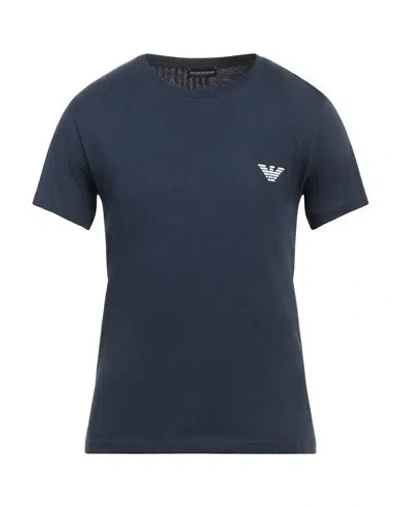 Emporio Armani Man T-shirt Navy Size M Organic Cotton