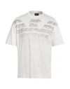 Emporio Armani Man T-shirt Off White Size L Cotton