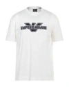Emporio Armani Man T-shirt Off White Size Xl Cotton