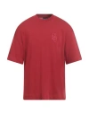 Emporio Armani Man T-shirt Red Size L Cotton