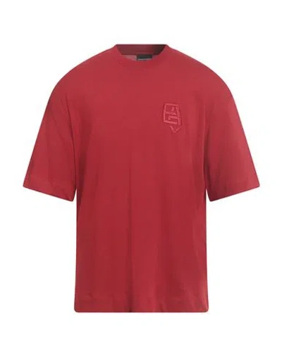 Emporio Armani Man T-shirt Red Size L Cotton